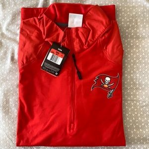 Tampa Bay Buccaneers Quarter Zip Wind Breaker